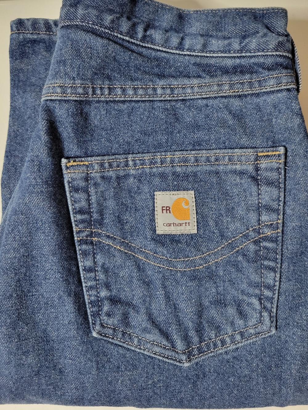 Carhartt FR Lined Men’s Blue Denim Jeans NWT